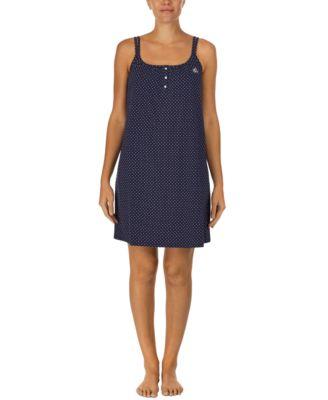 lauren ralph lauren cotton knit double strap nightgown xs 3x
