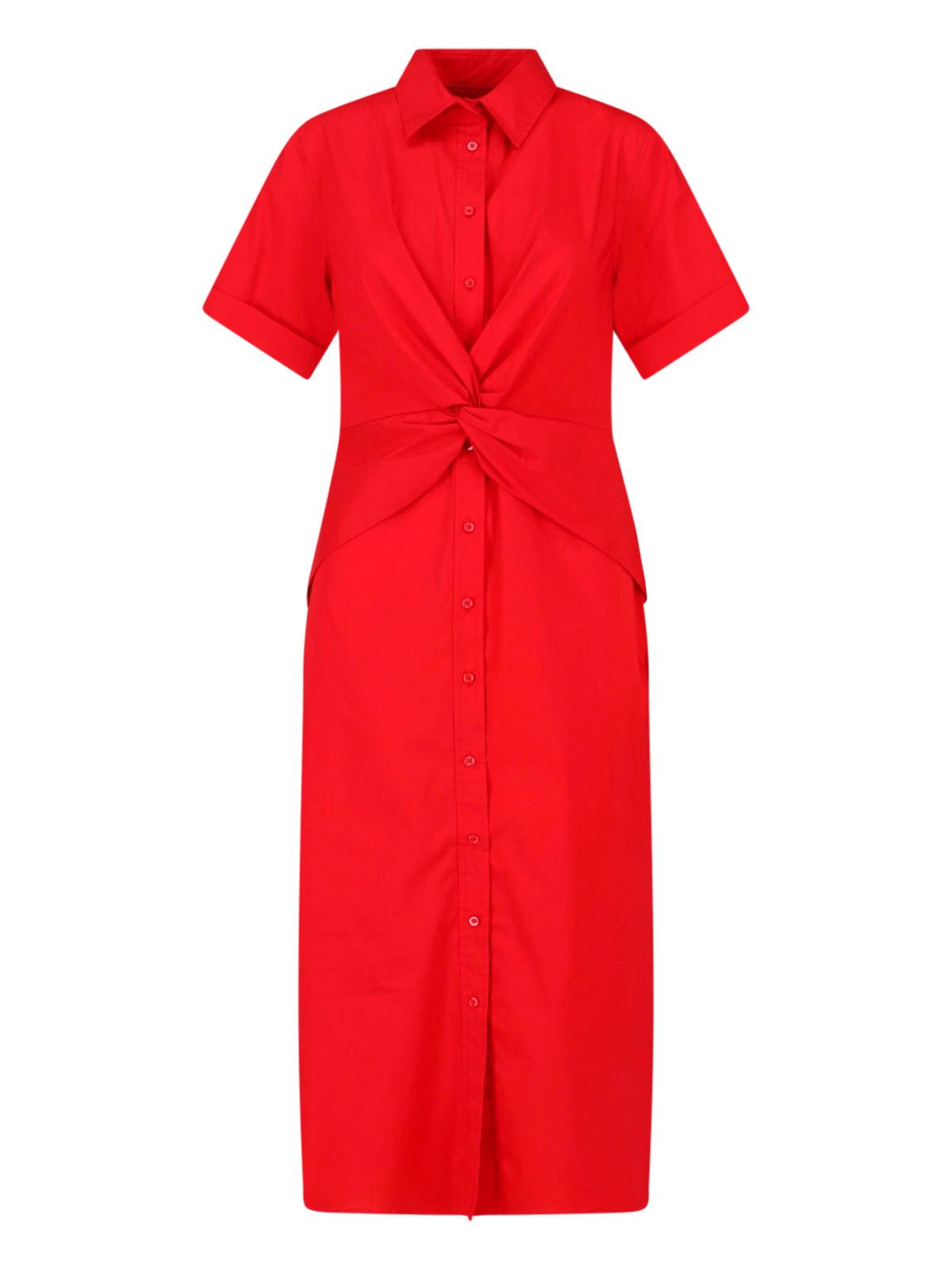 lauren ralph lauren lauren ralph dresses red cotton - women
