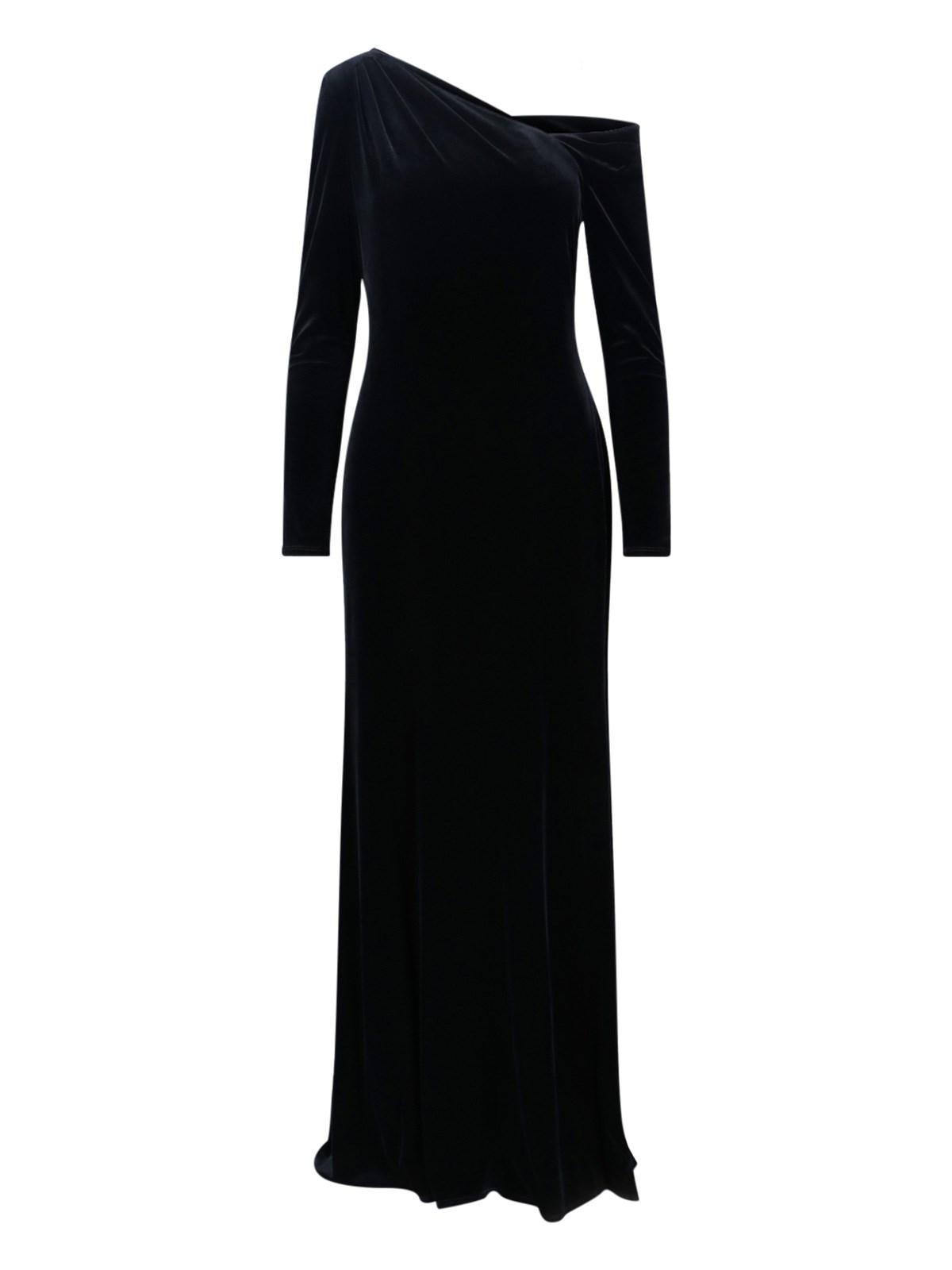 lauren ralph lauren maxi asymmetrical dress