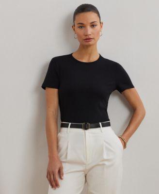 lauren ralph lauren stretch knit t shirt p xs 3x