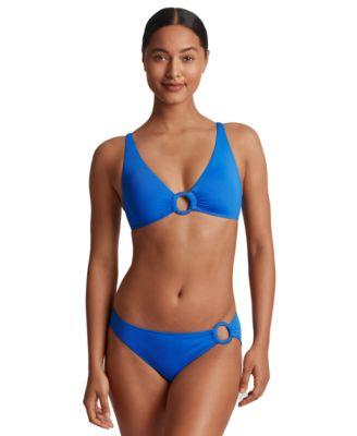 lauren ralph lauren womens macrame o ring bikini top bottoms