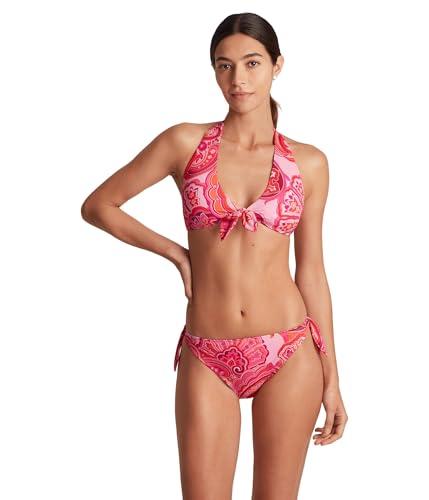 lauren ralph lauren womens provence paisley tie front halter top multi 12 one size