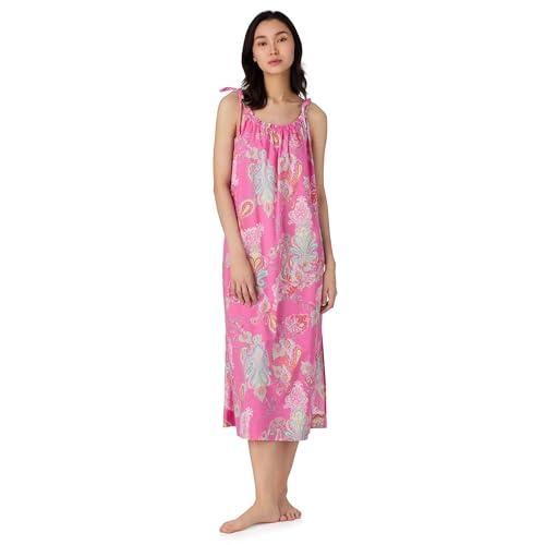 lauren ralph lauren womens sleeveless tunnel nk ballet gown pink paisley xl (us 16-18) one size