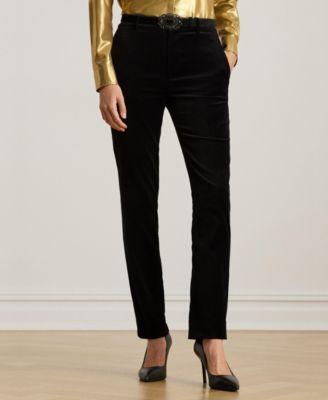 lauren ralph lauren womens slim fit ankle pants