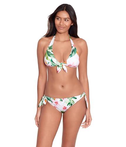 lauren ralph lauren womens watercolor tropical floral tie front halter bikini top multicolor 16