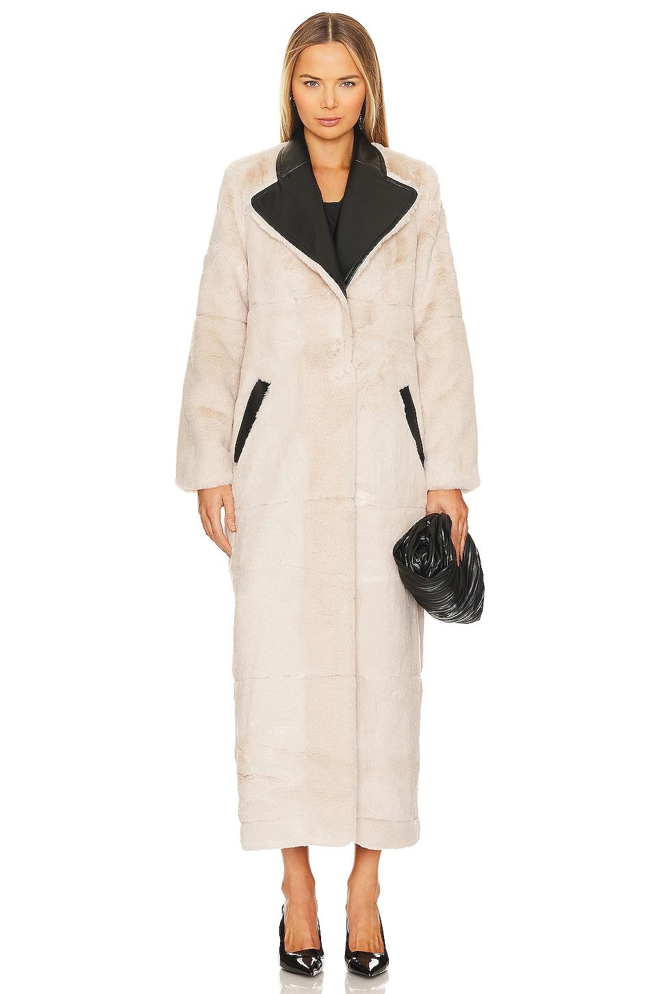 laurence faux fur coat