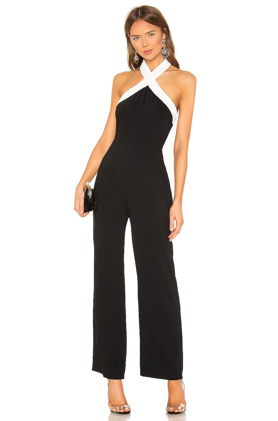 laurien cross front jumpsuit