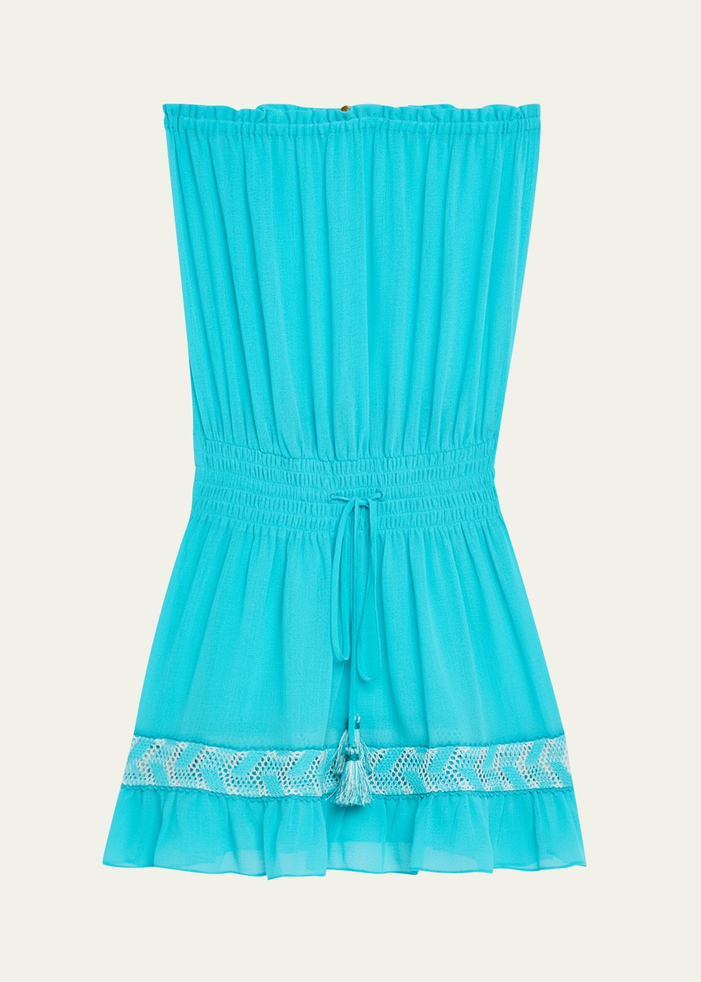 lauryn drawstring mini dress