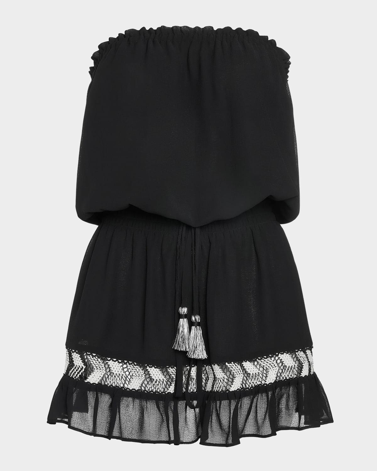 lauryn drawstring mini dress