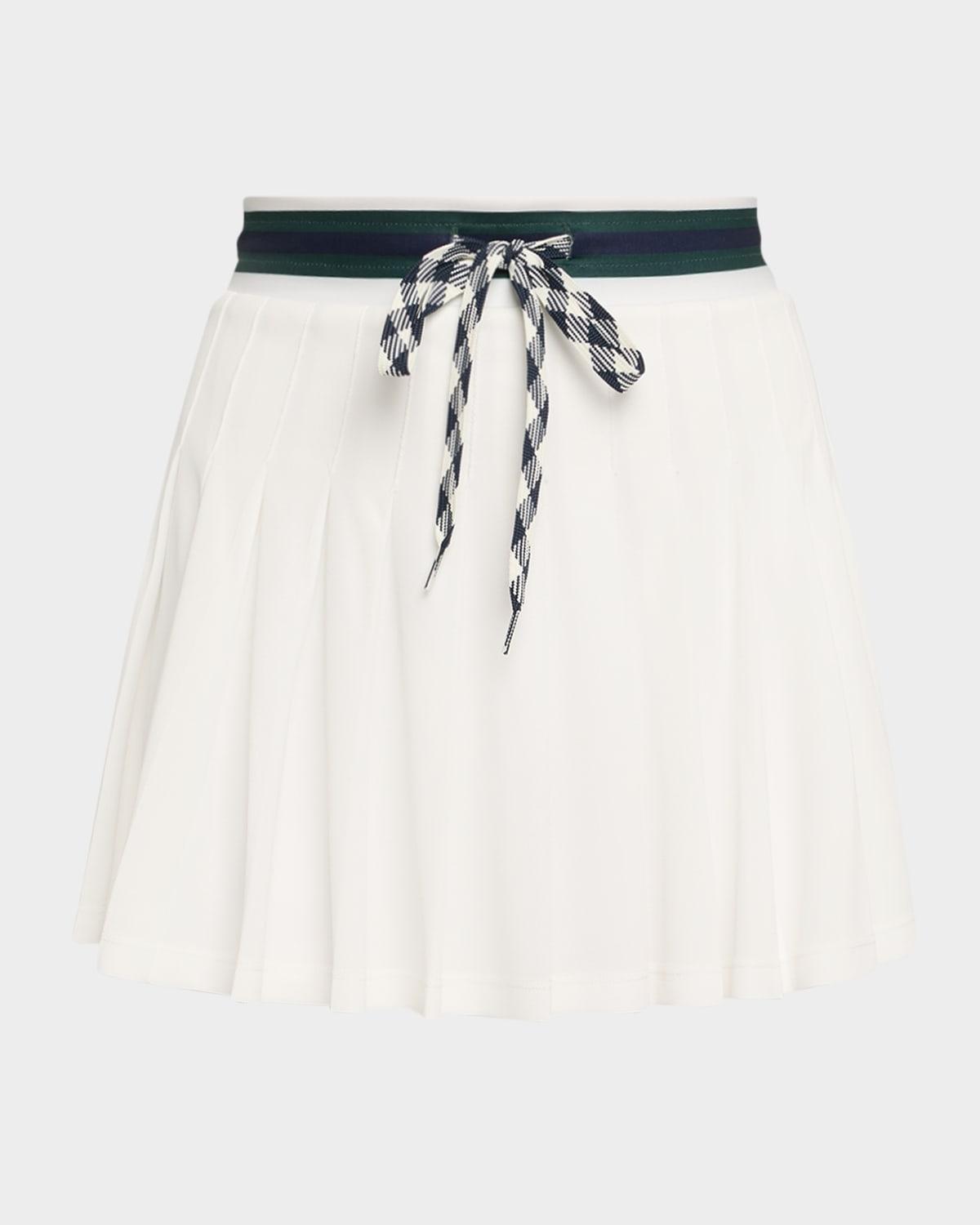 laver cadiz pleated tennis mini skirt