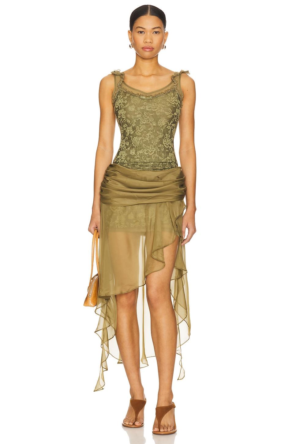 layered lace dress