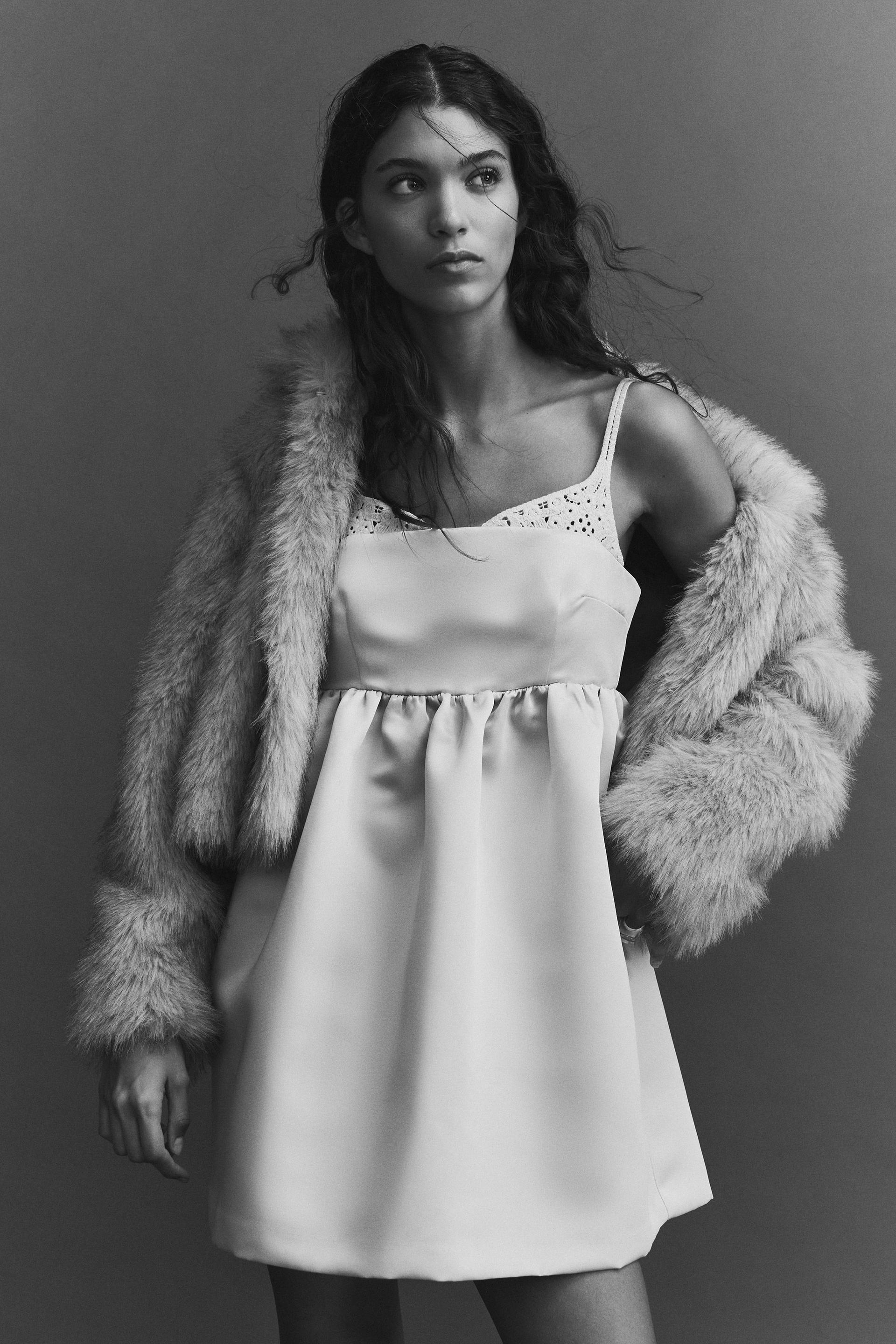 layered-look strappy dress