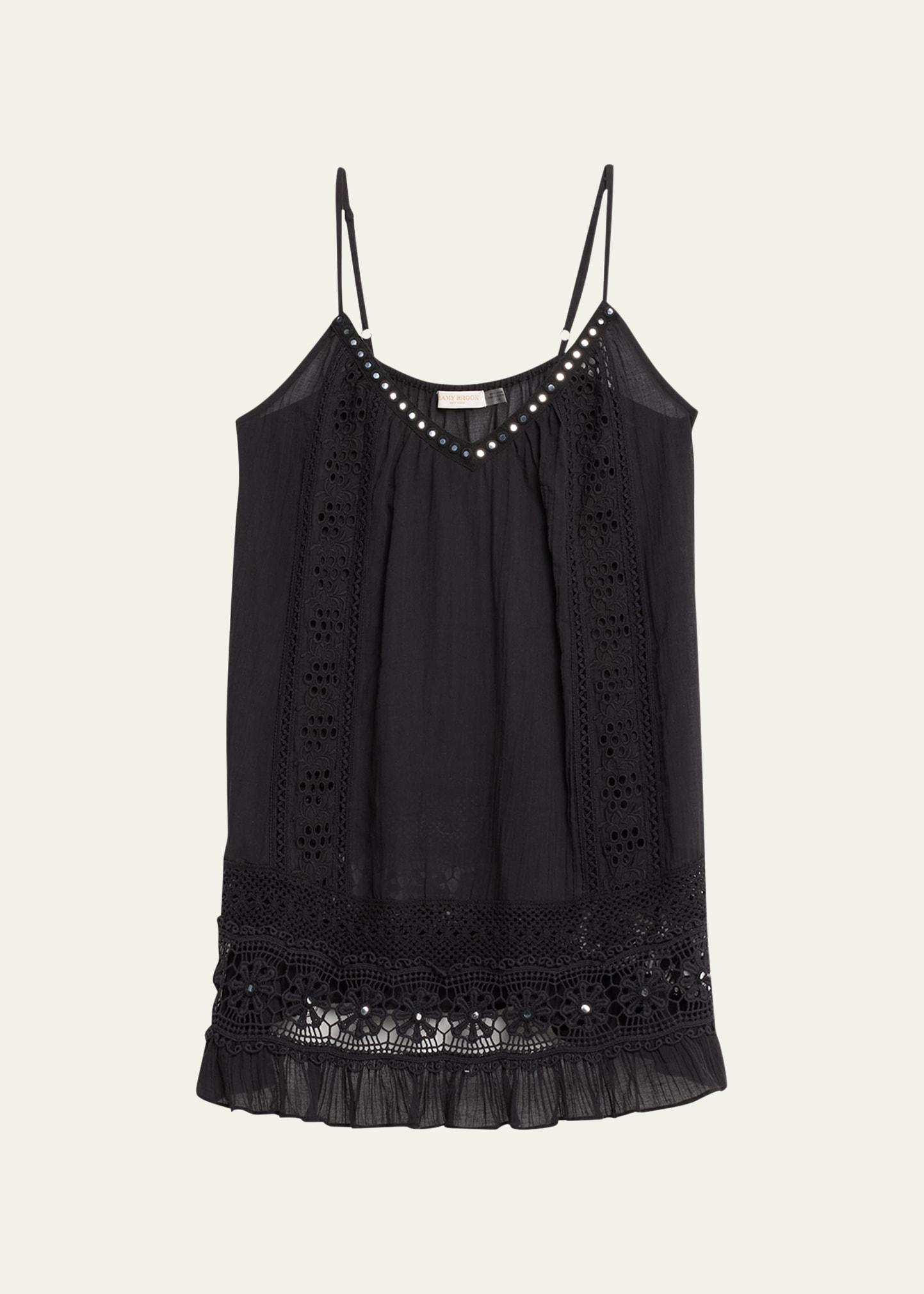 laylah crochet mini dress