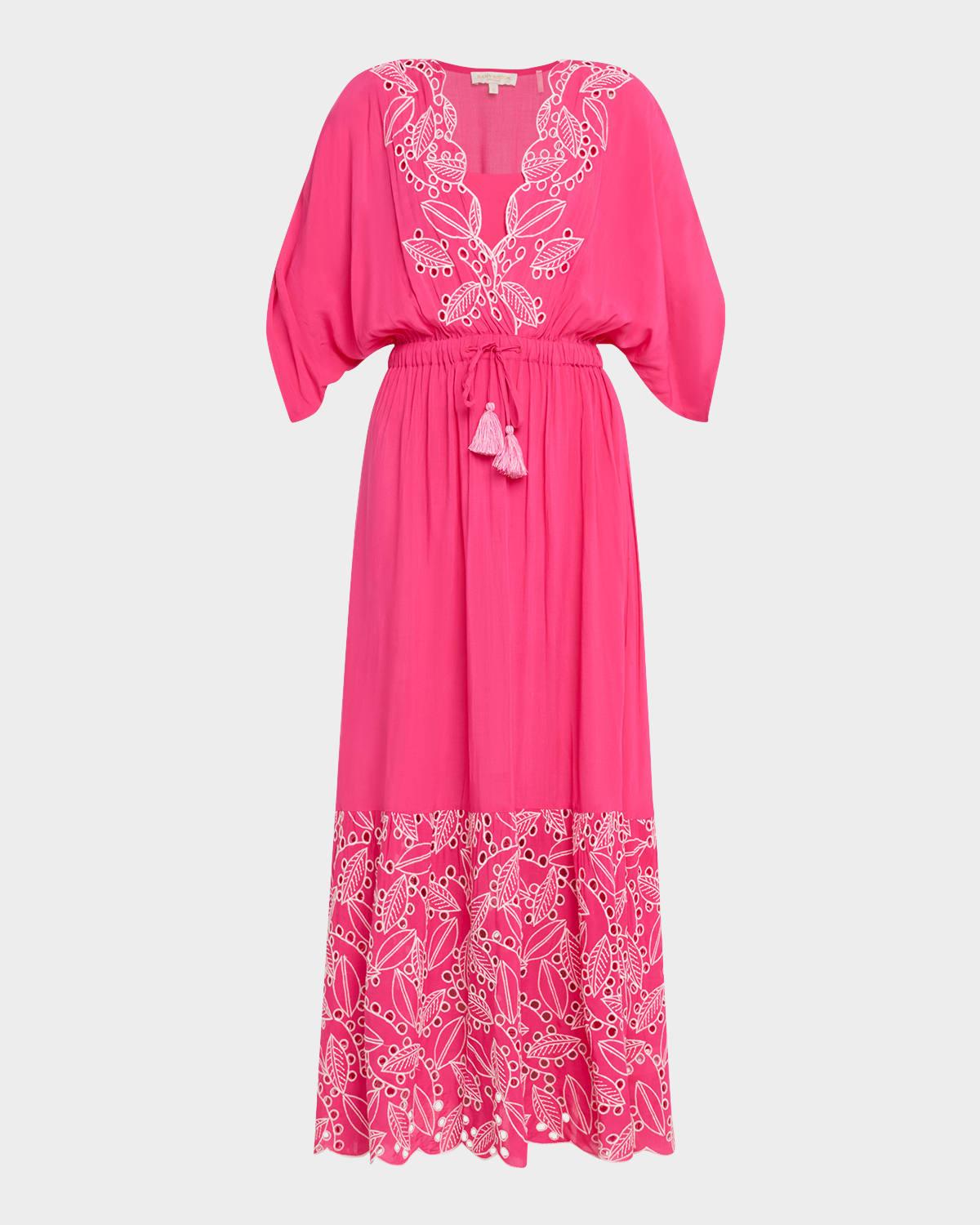 layshia embroidered maxi dress