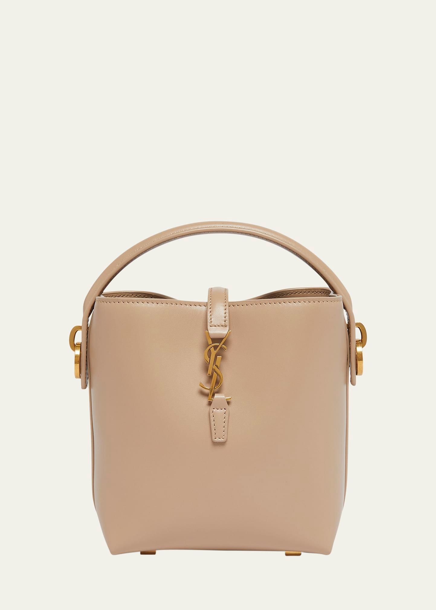 le 37 mini ysl bucket bag in smooth leather