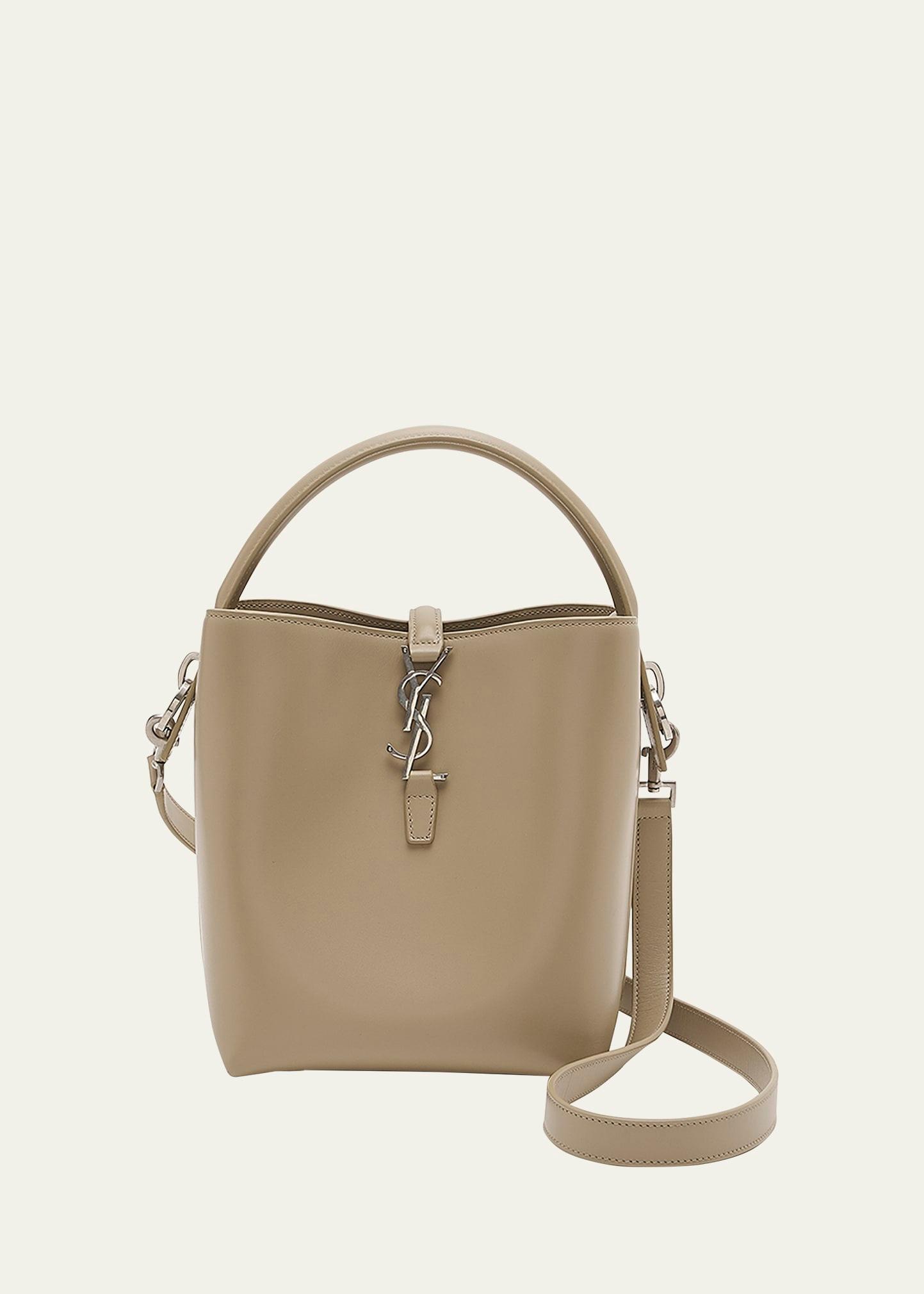 le 37 small ysl bucket bag in spazzolato leather