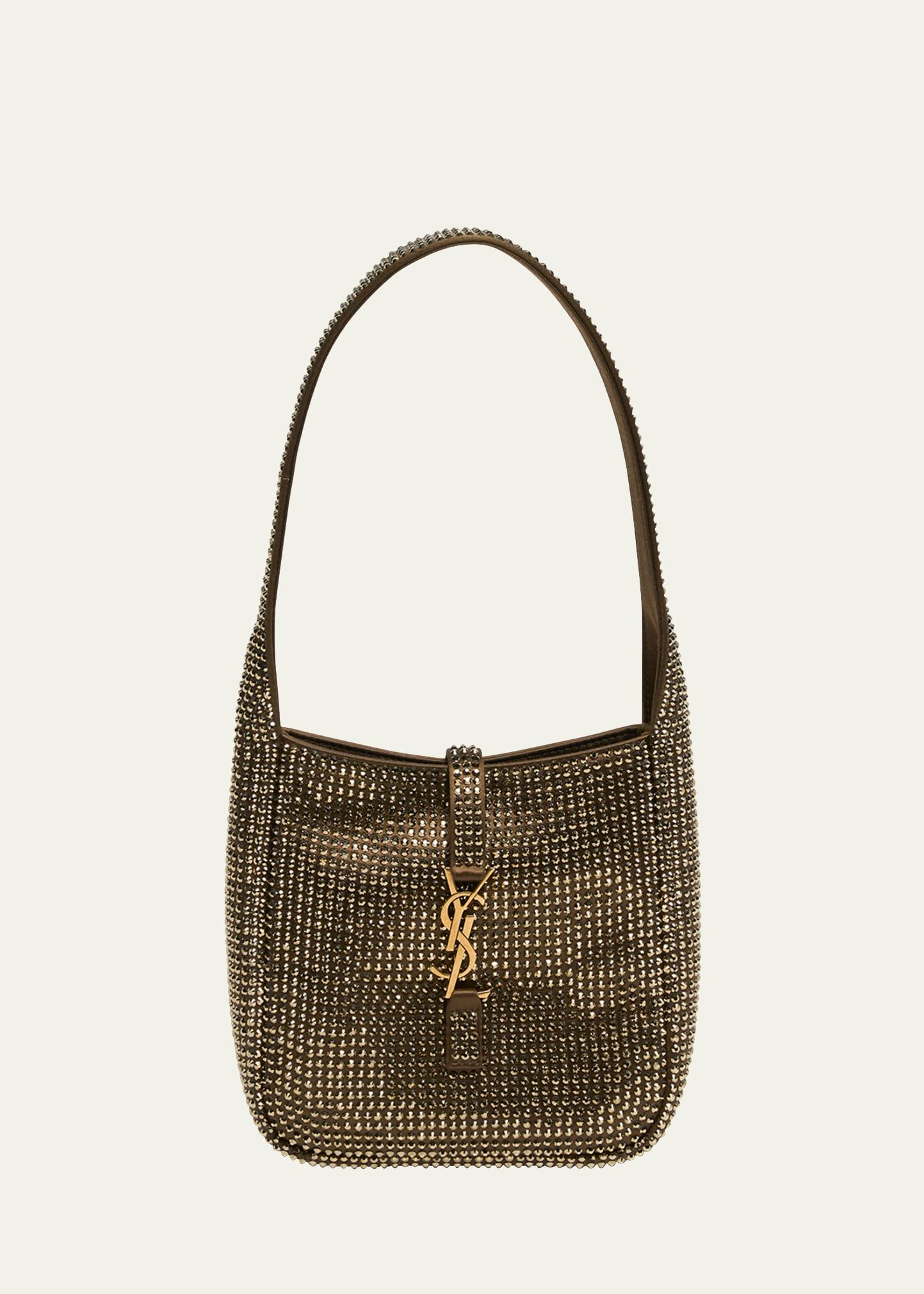 le 5 a 7 hobo bag in rhinestone satin