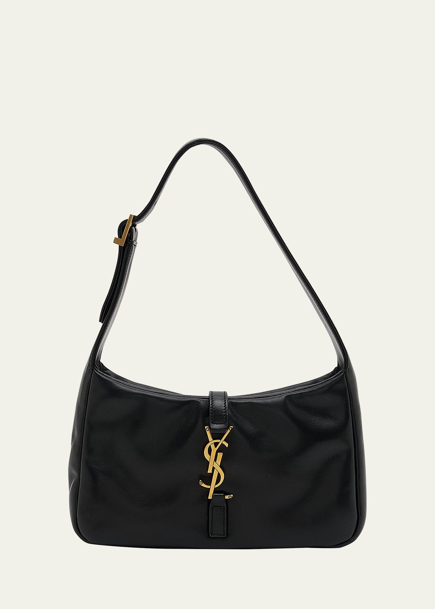 le 5 a 7 shoulder bag in padded smooth leather