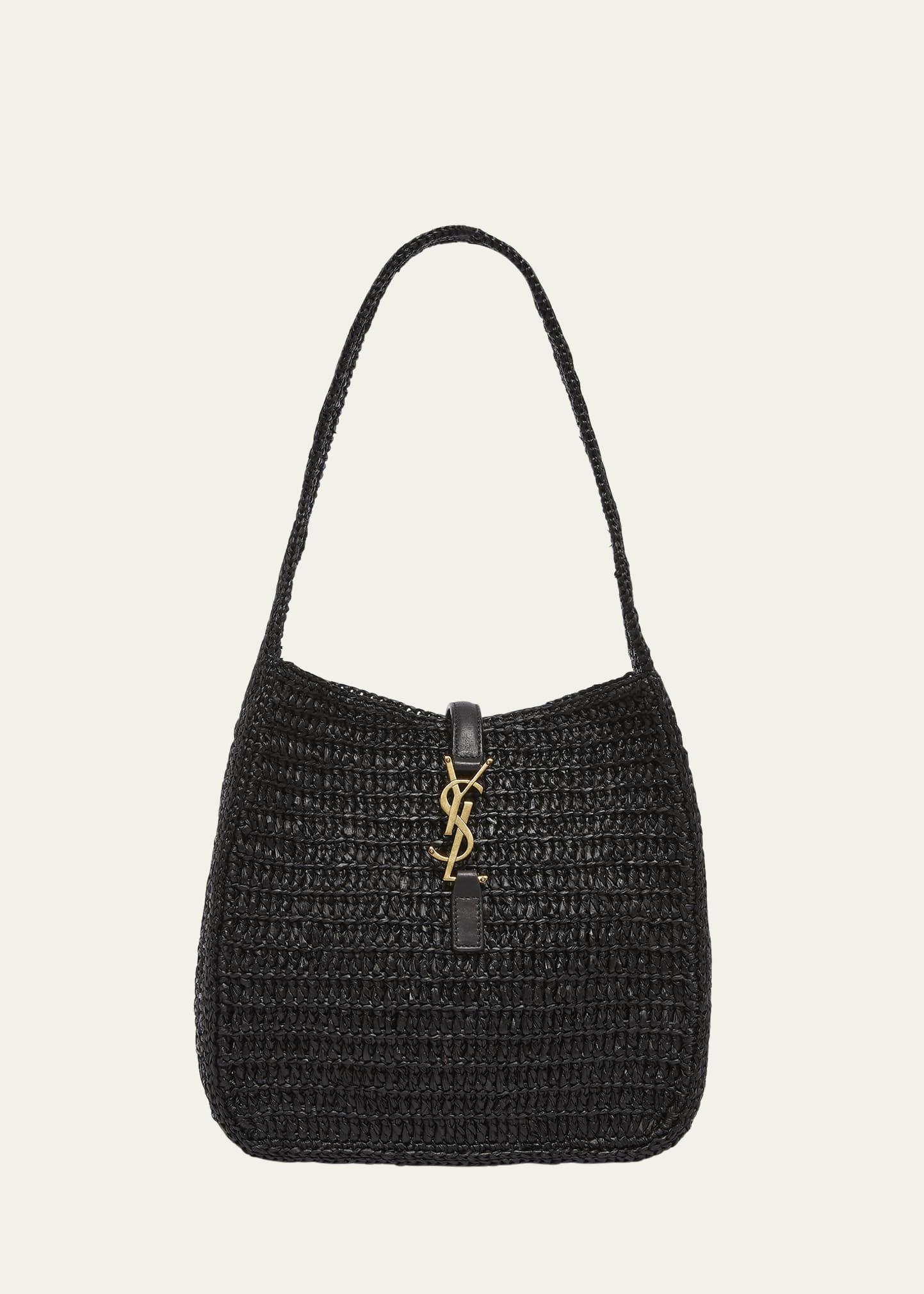 le 5 a 7 small hobo bag in raffia