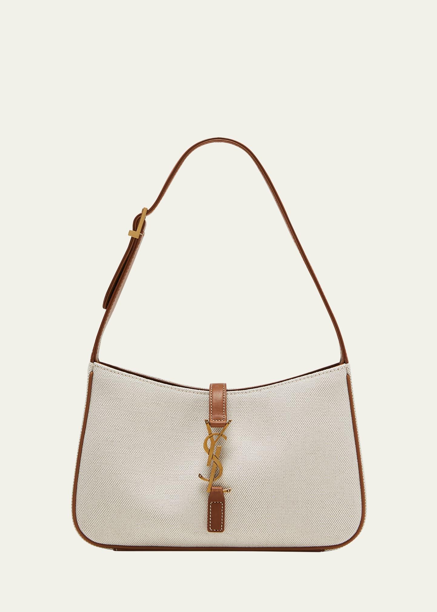 le 5 a 7 ysl shoulder bag in canvas