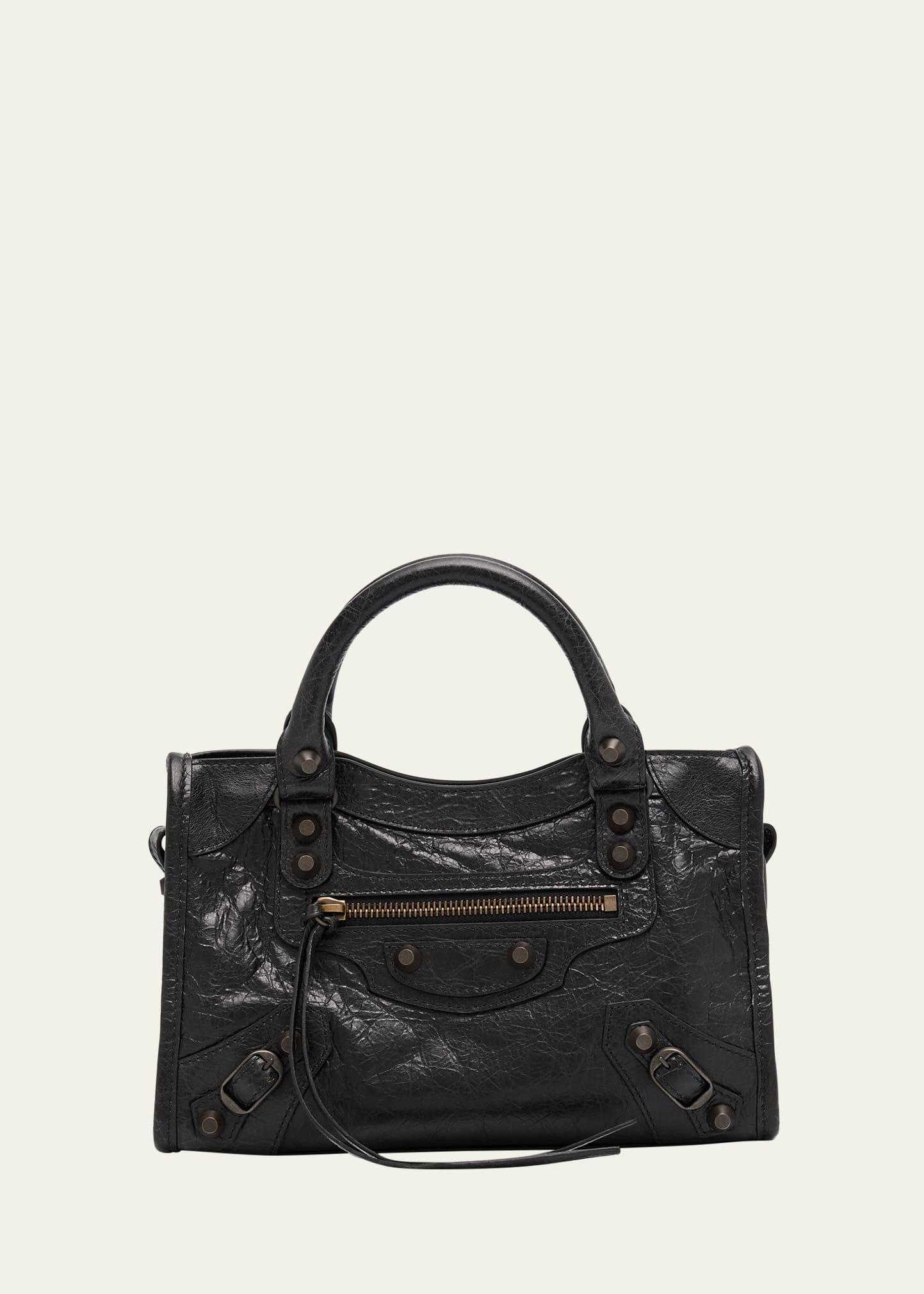 le city mini leather top-handle bag