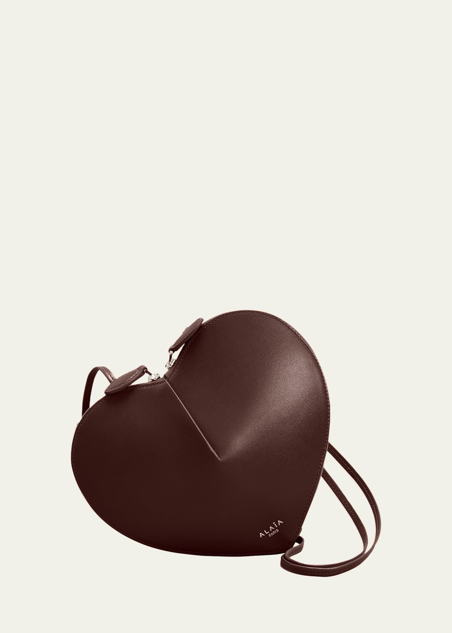 le coeur crossbody bag in lux leather