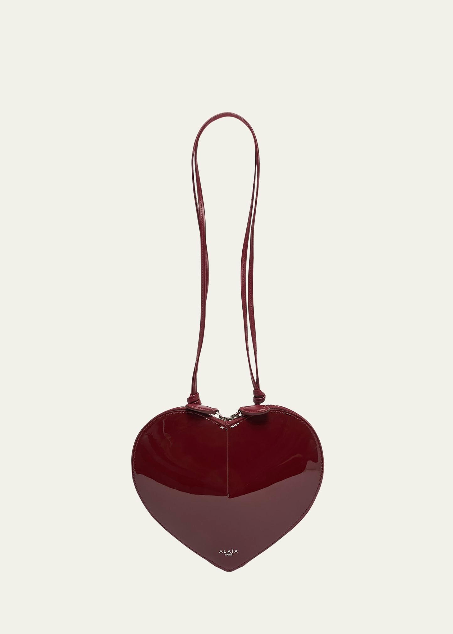 le coeur crossbody bag in patent leather