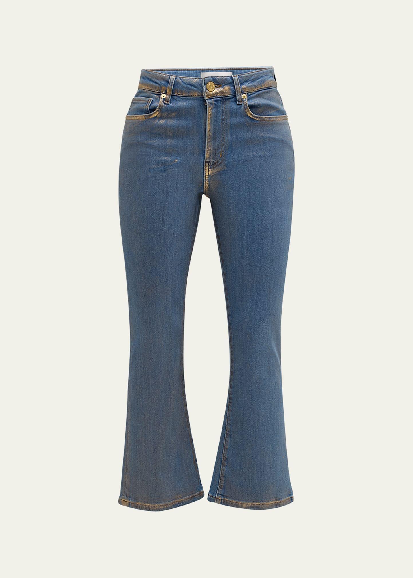 le crop mini boot jeans