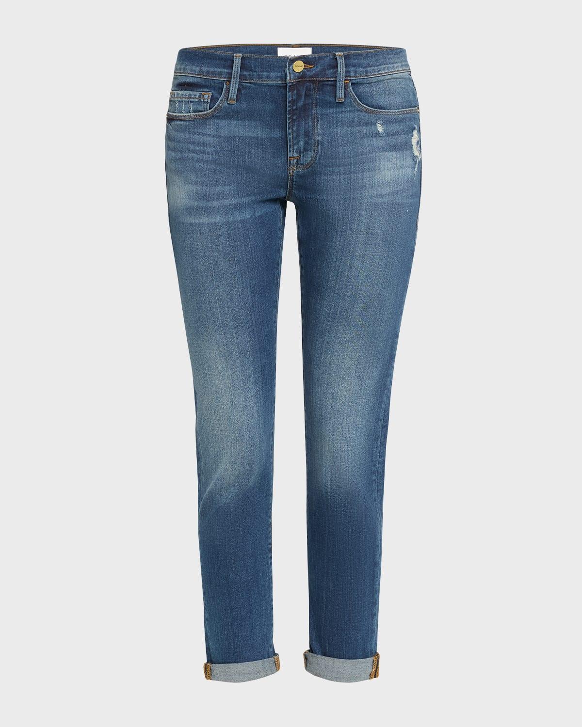 le garcon cropped boyfriend jeans