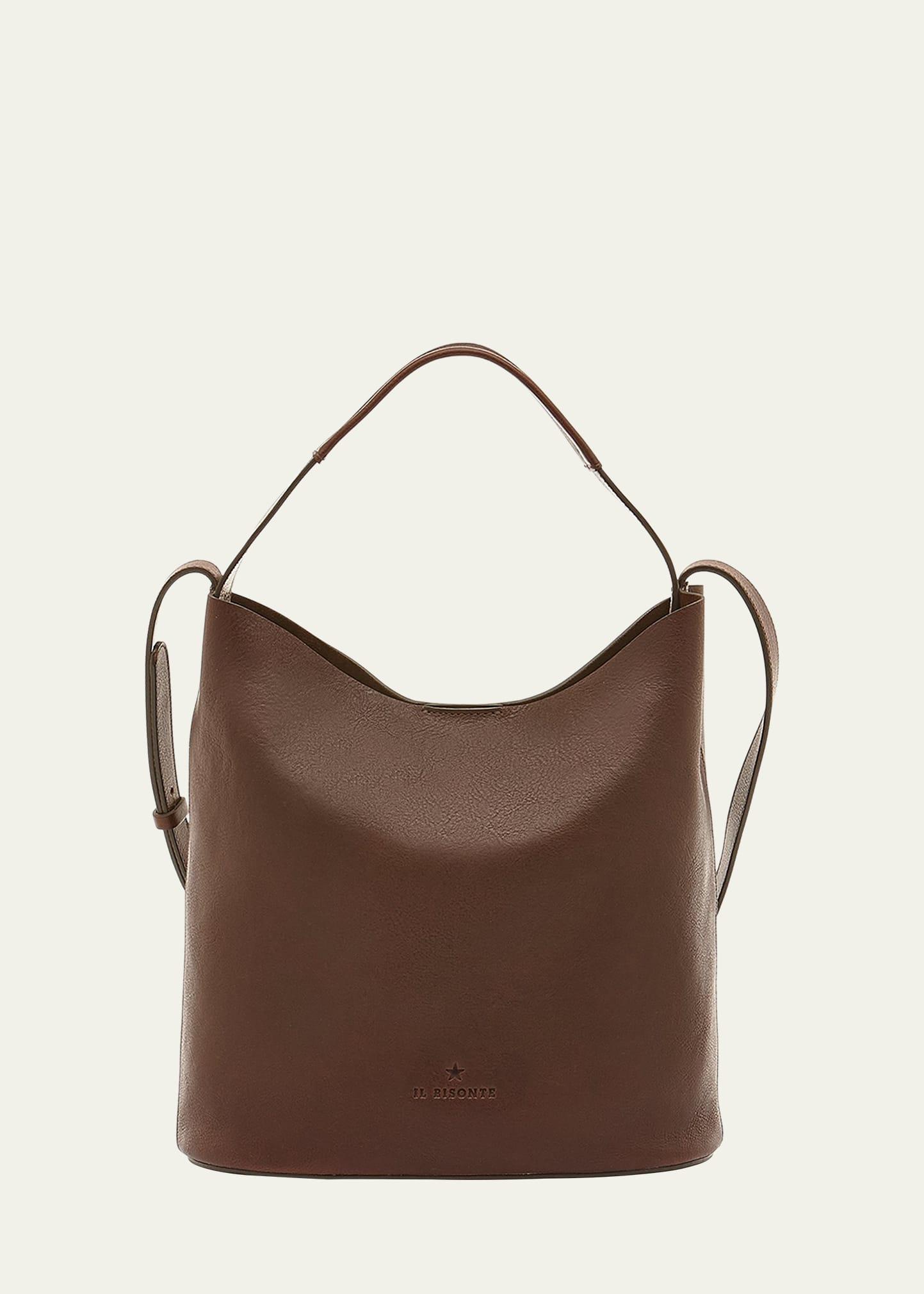 le laudi leather bucket bag