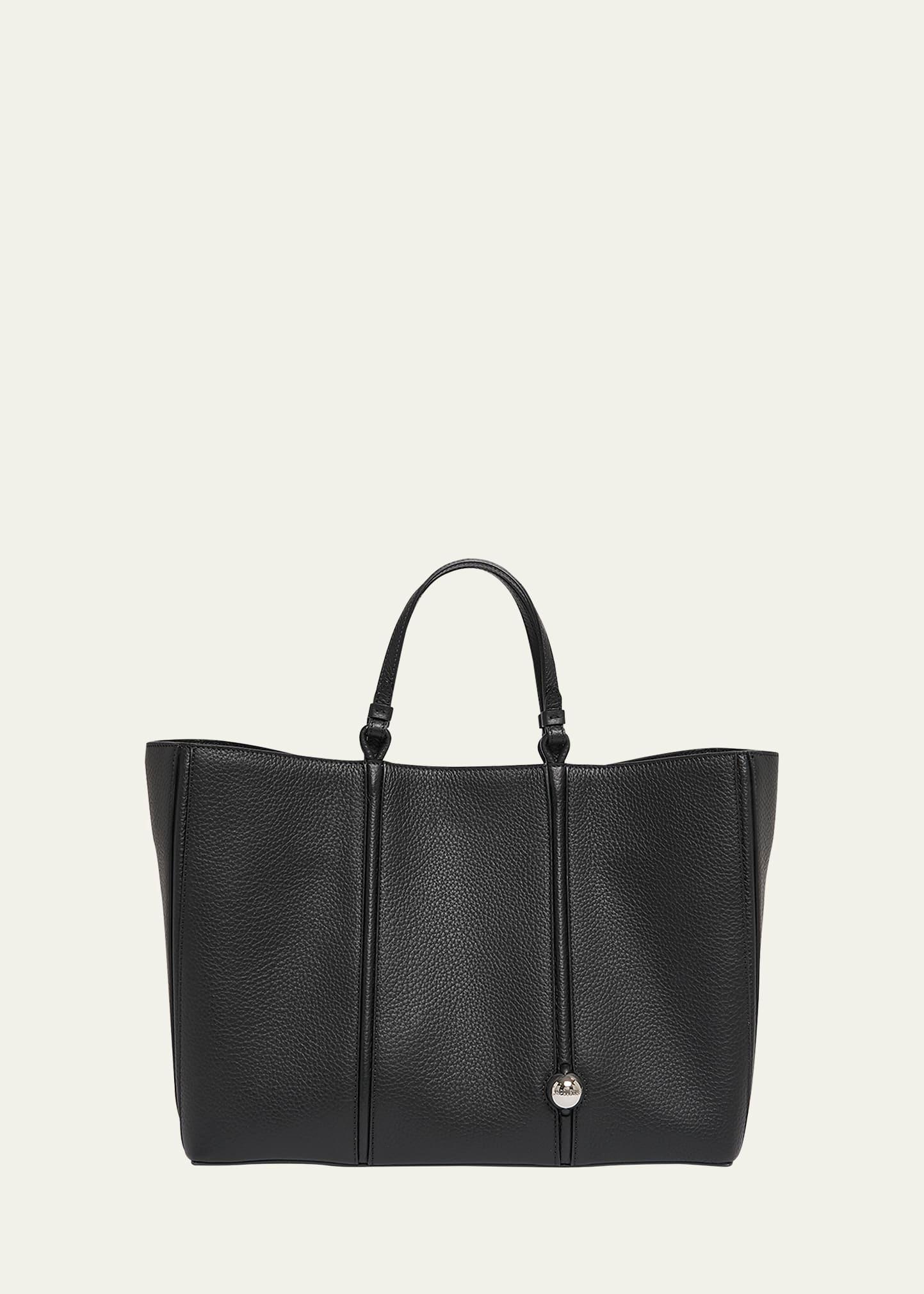 le marino leather shopper tote bag