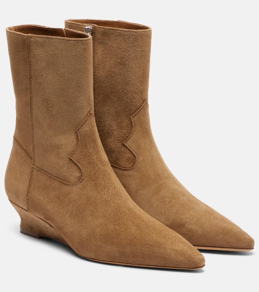 le monde béryl camille 40 suede ankle boots
