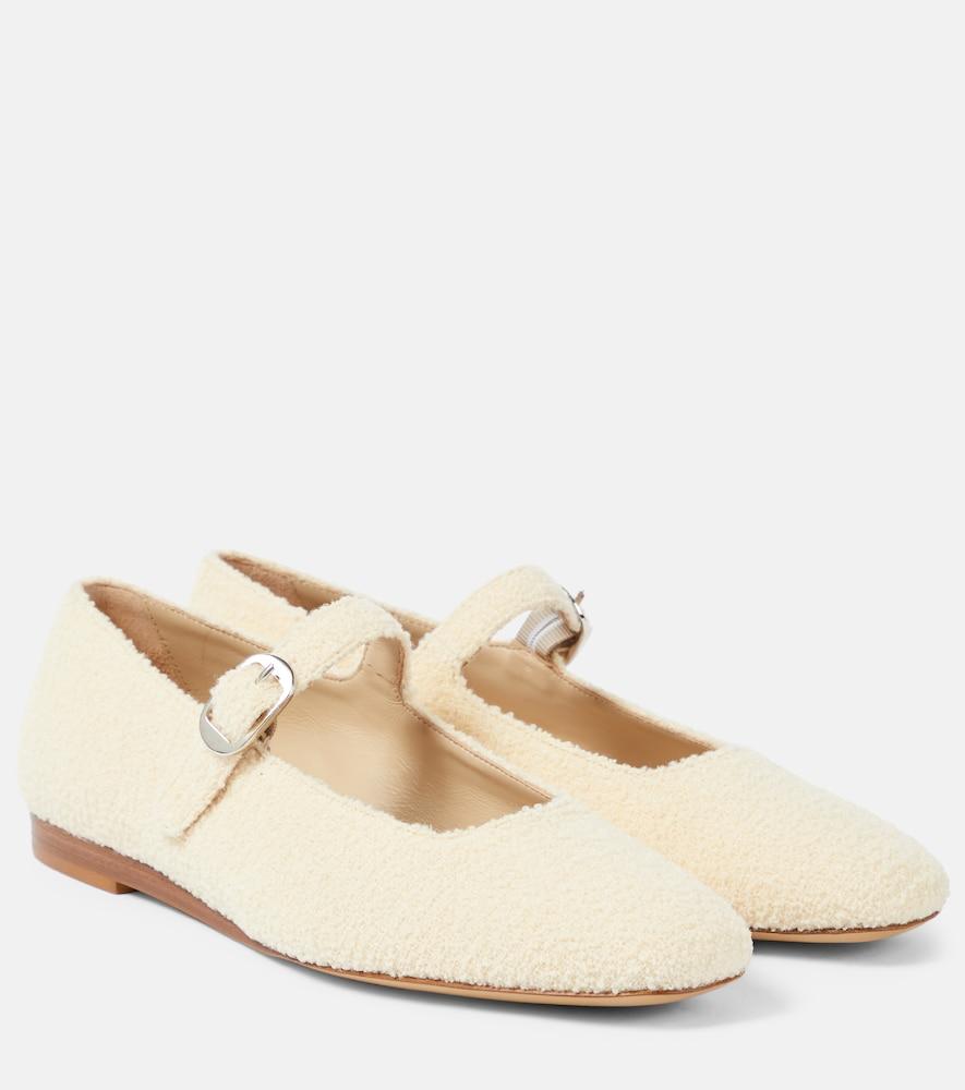 le monde béryl canvas mary jane flats