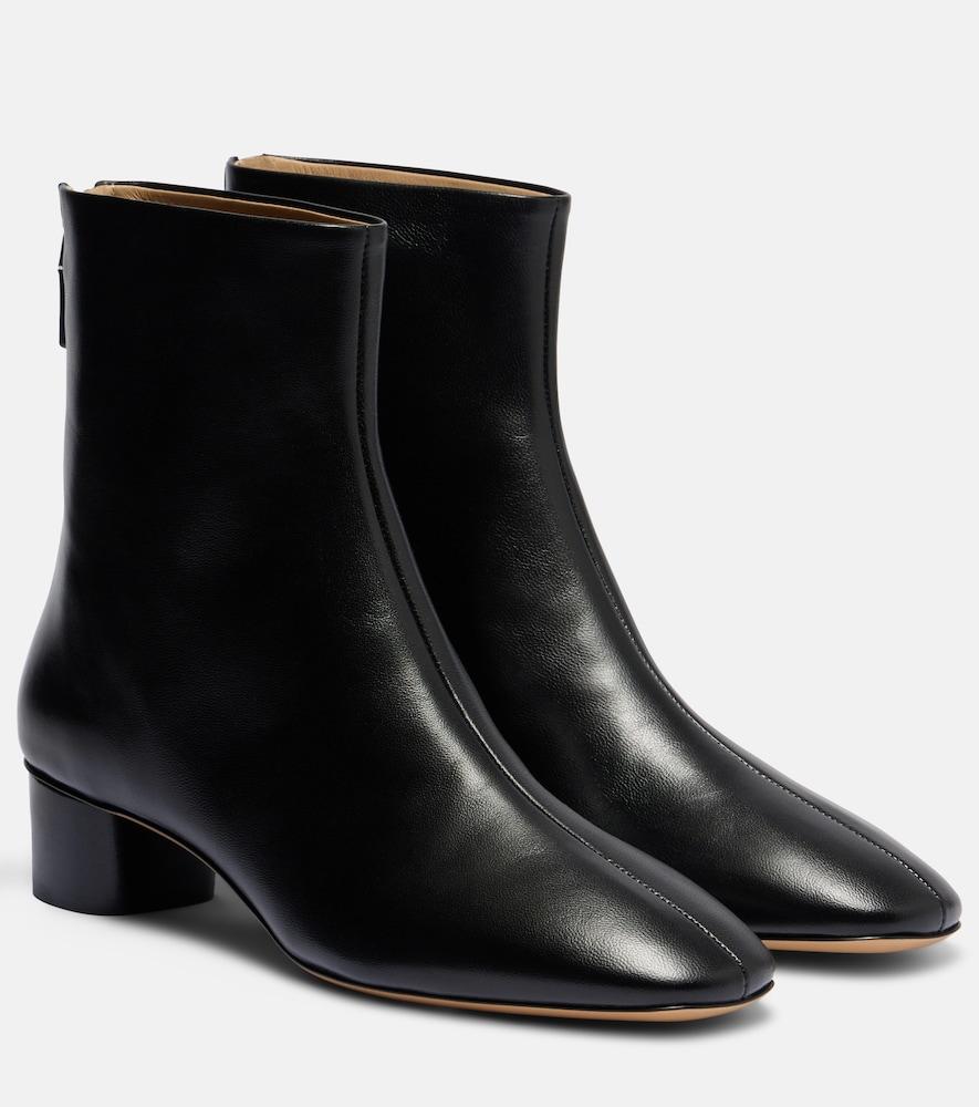 le monde béryl carole leather ankle boots