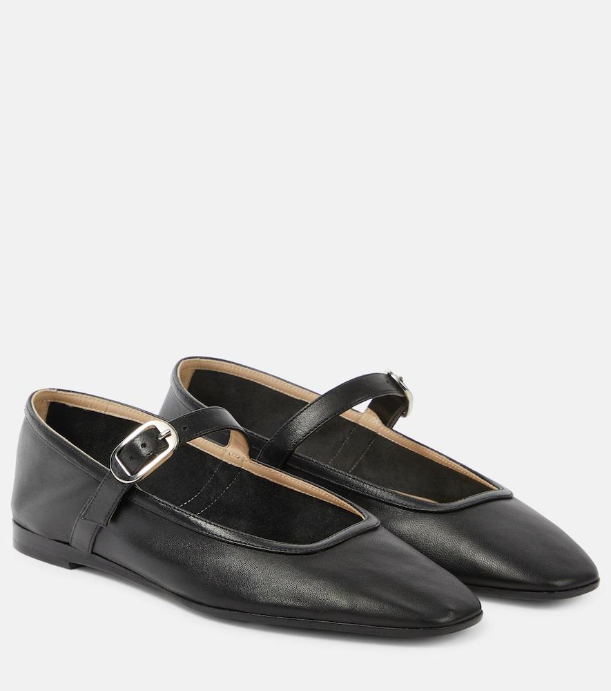 le monde béryl leather mary jane ballet flats
