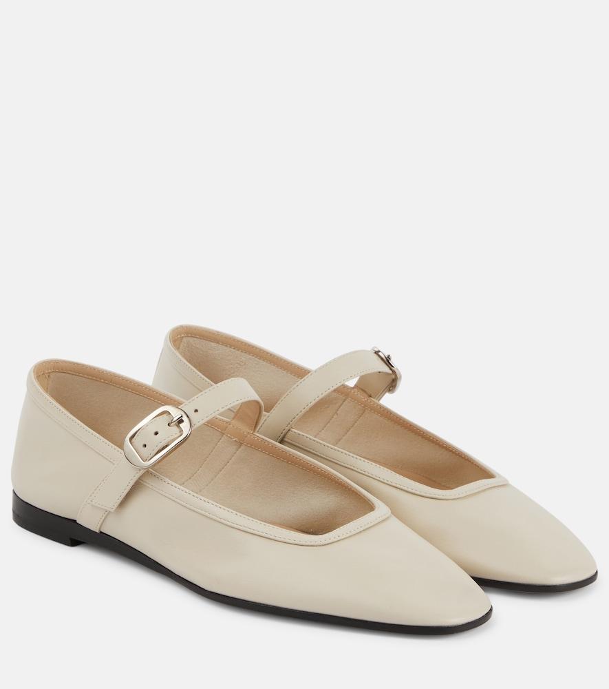le monde béryl leather mary jane ballet flats