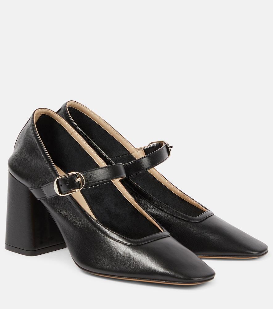 le monde béryl leather mary jane pumps