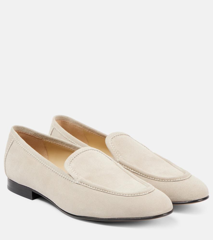 le monde béryl lo boy suede loafers