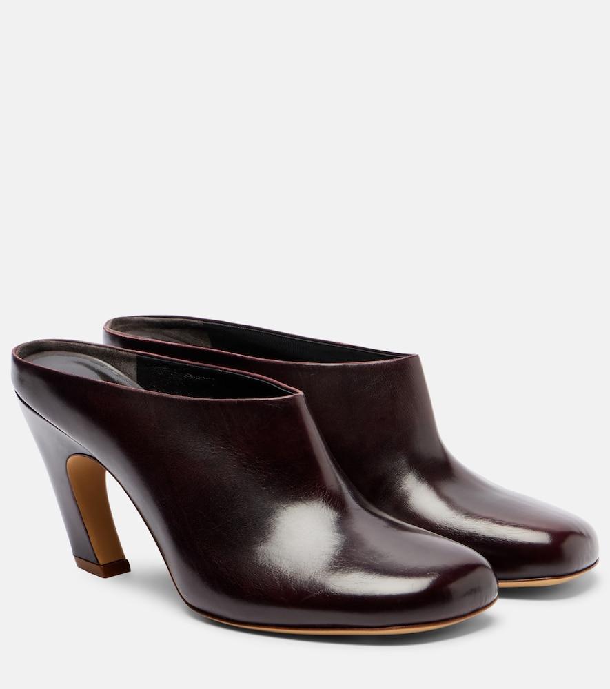 le monde béryl mica 80 leather mules