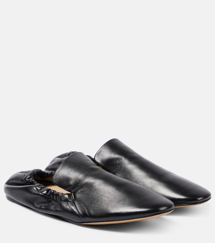 le monde béryl mocassino leather loafers