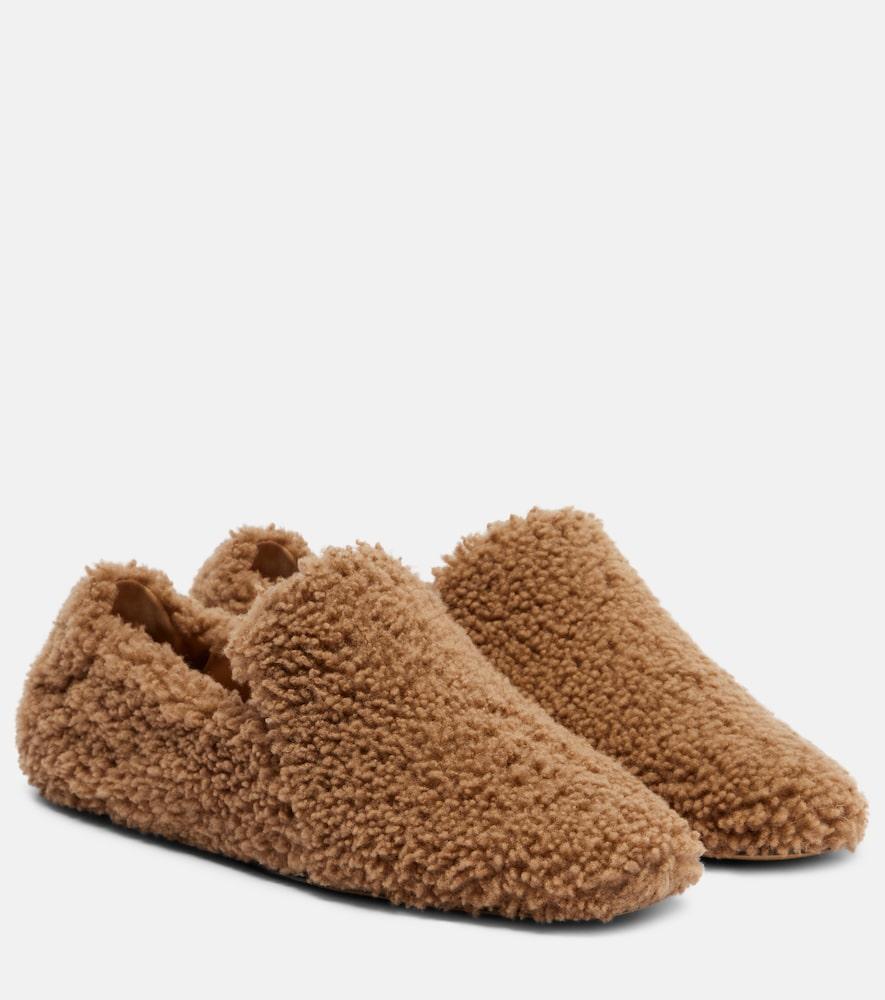 le monde béryl orlando shearling slip