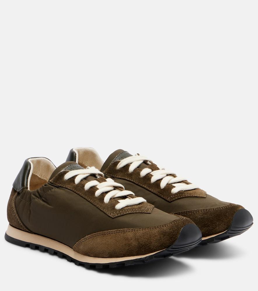le monde béryl slim runner suede