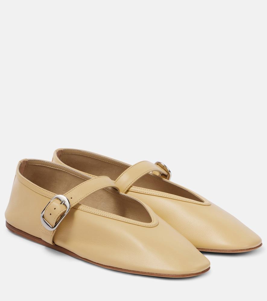 le monde béryl stella leather ballet flats