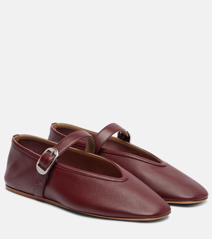 le monde béryl stella leather ballet flats
