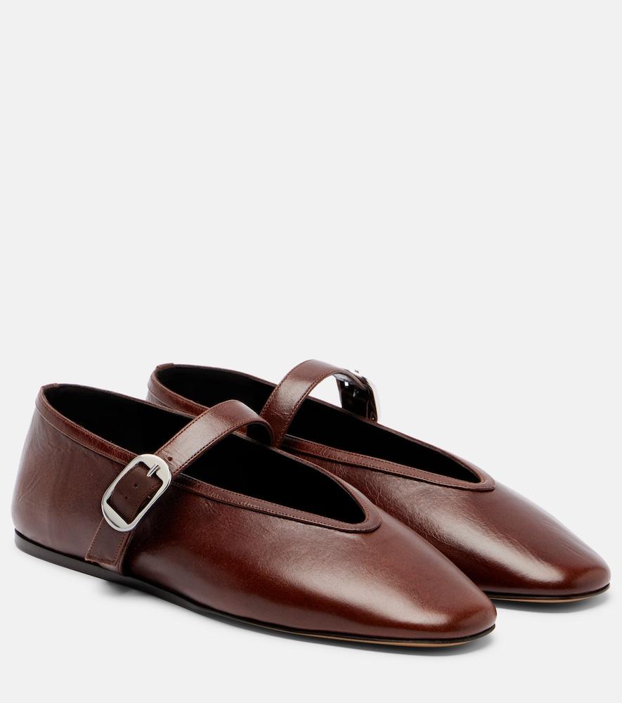 le monde béryl stella leather mary jane flats