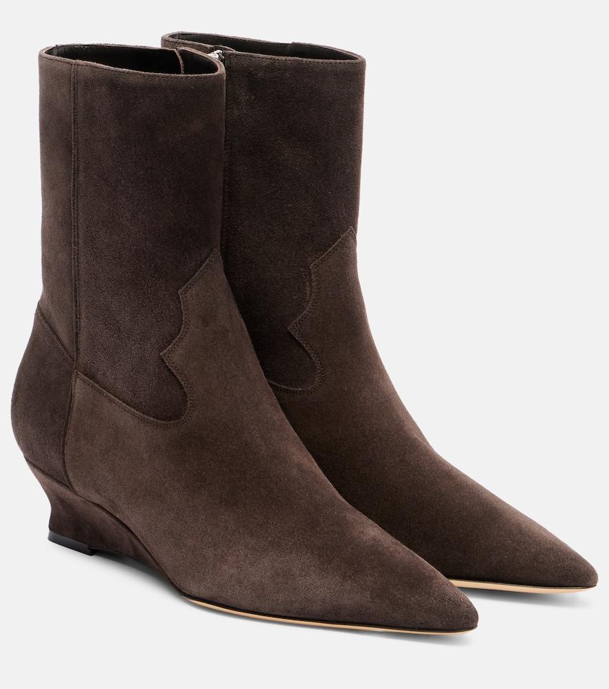 le monde béryl suede ankle boots