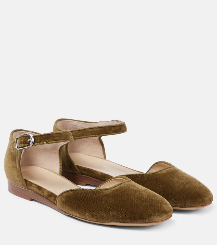 le monde béryl velvet flats