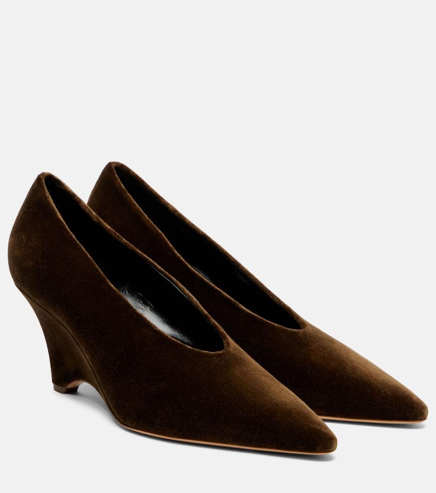 le monde béryl victoria 70 velvet wedges