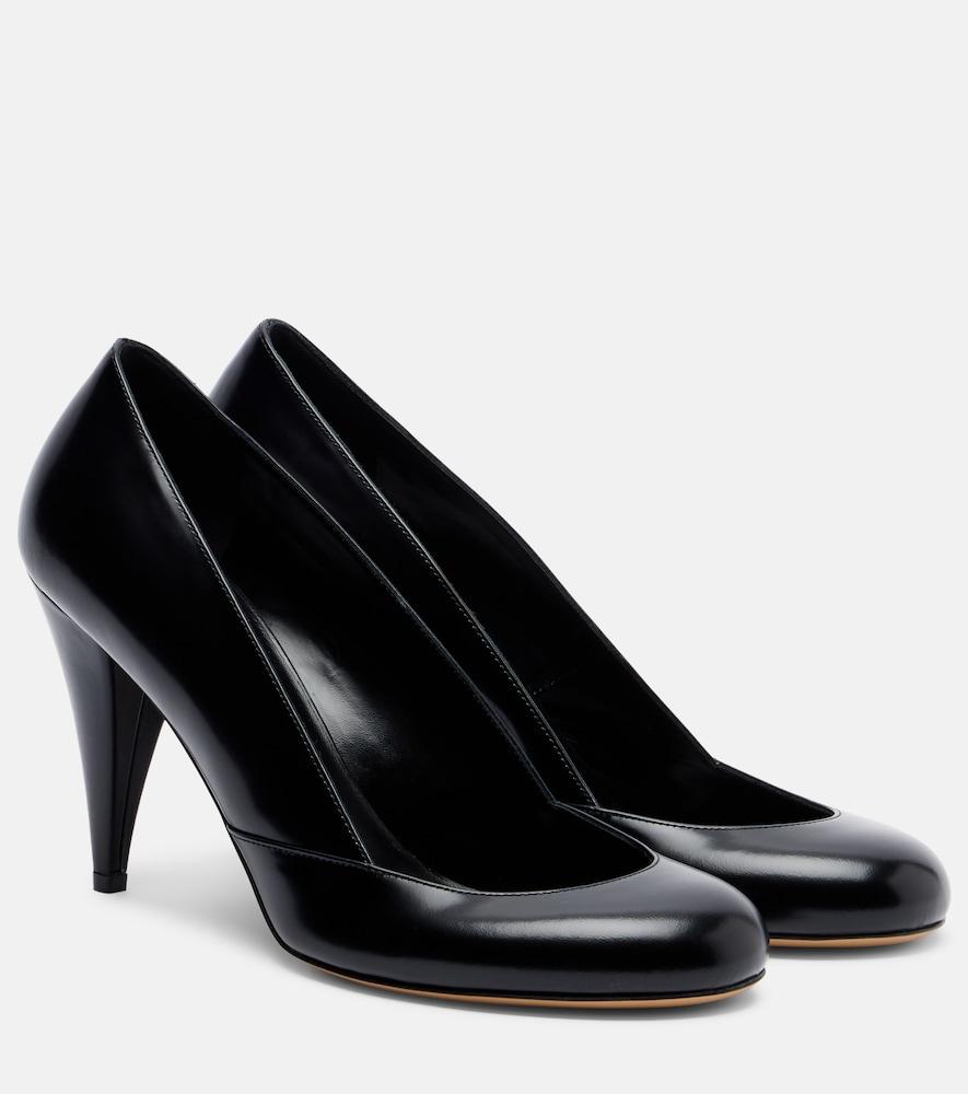 le monde béryl x kim sion sable 95 leather pumps
