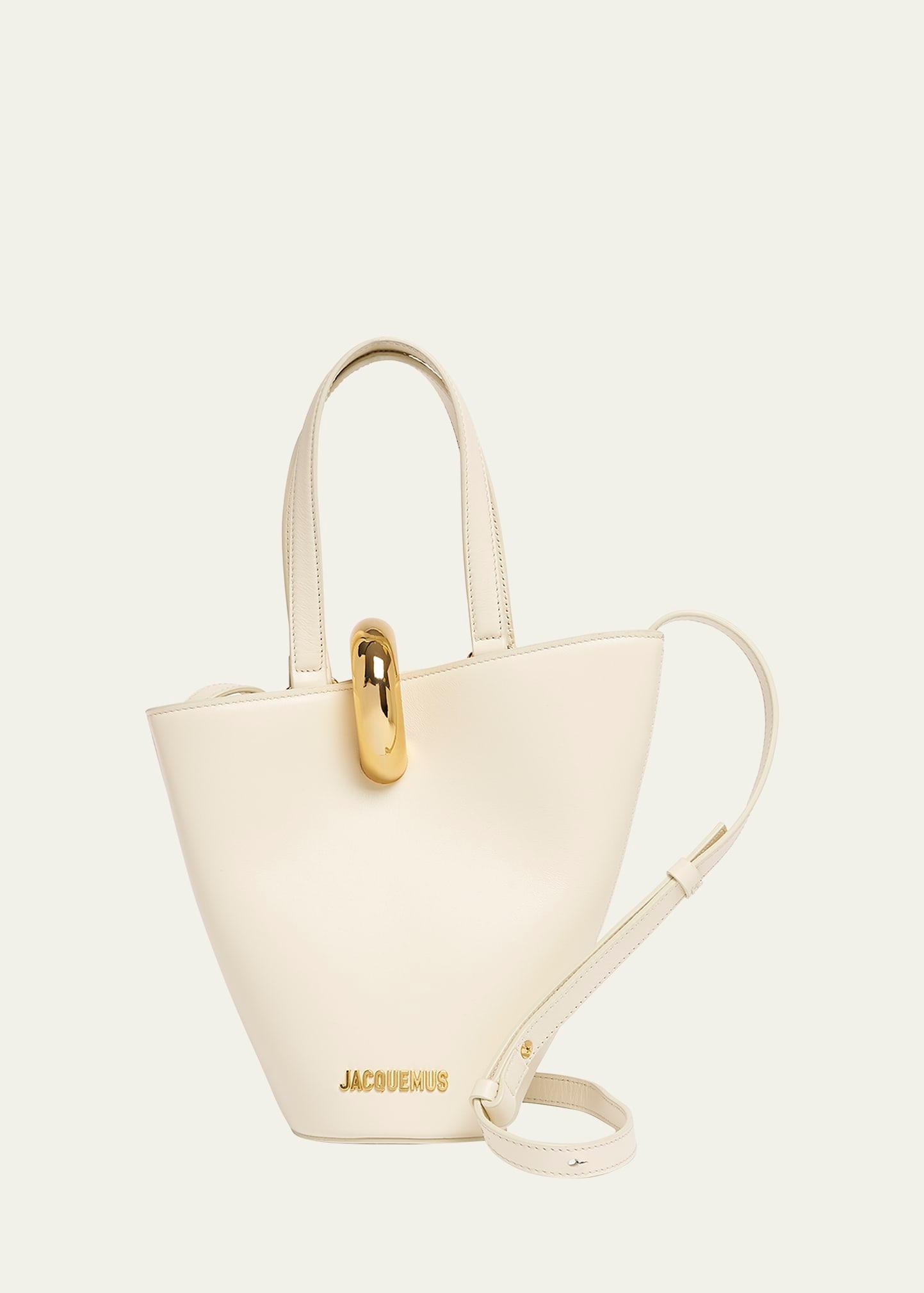 le petit bambola leather top handle bag